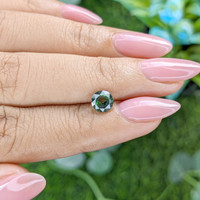 1.05 Ct. Green Sapphire from Tanzania Life Style