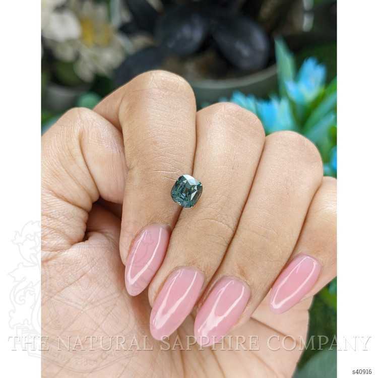 2.06 Ct. Bluish Green Sapphire from Tanzania