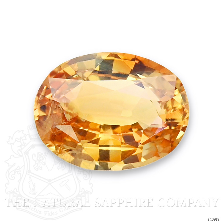 1.00 Ct. Yellowish Orange Sapphire from Tanzania