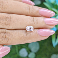 1.46 Ct. Peach Sapphire from Tanzania Life Style