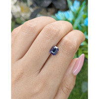 1.88 Ct. Purplish Blue Sapphire from Tanzania Life Style