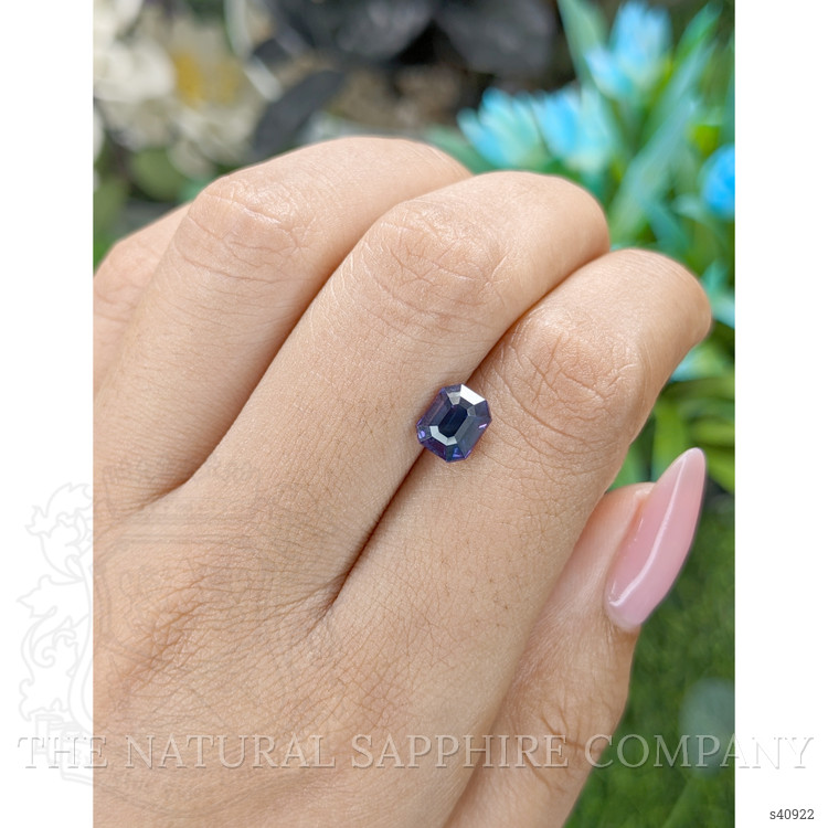 1.88 Ct. Purplish Blue Sapphire from Tanzania