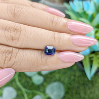 1.88 Ct. Purplish Blue Sapphire from Tanzania Life Style