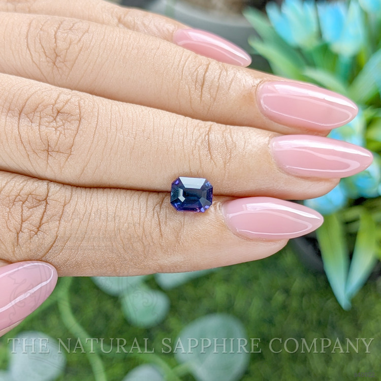 1.88 Ct. Purplish Blue Sapphire from Tanzania