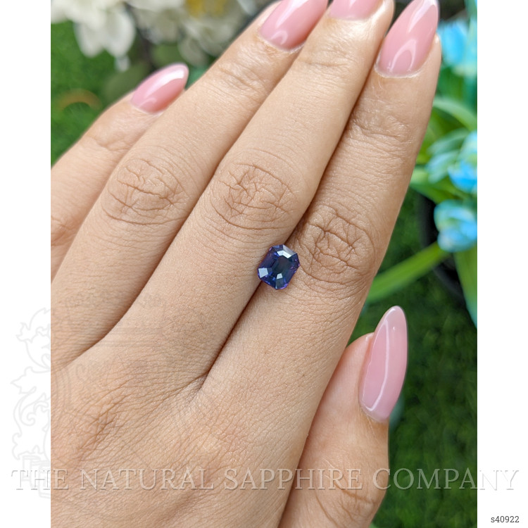 1.88 Ct. Purplish Blue Sapphire from Tanzania