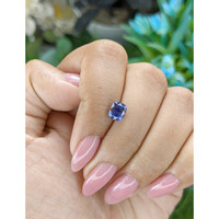 1.52 Ct. Purplish Blue Sapphire from Tanzania Life Style