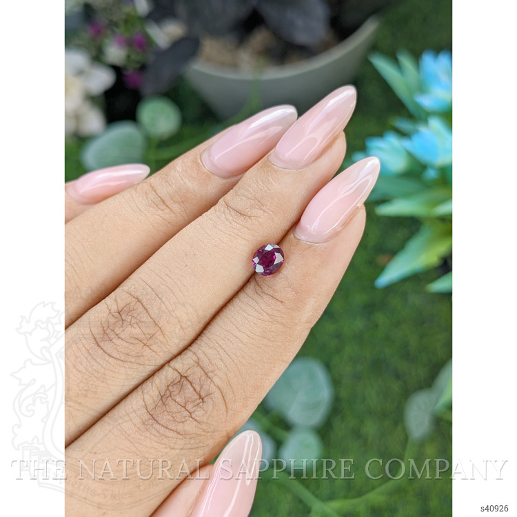 1.01 Ct. Purplish Pink Sapphire from Tanzania
