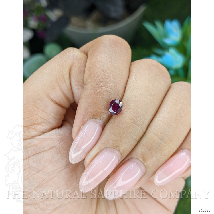1.01 Ct. Purplish Pink Sapphire from Tanzania