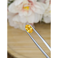 1.85 Ct. Yellowish Orange Sapphire from Ceylon (Sri Lanka) Life Style