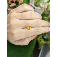 1.85 Ct. Yellowish Orange Sapphire from Ceylon (Sri Lanka) Life Style