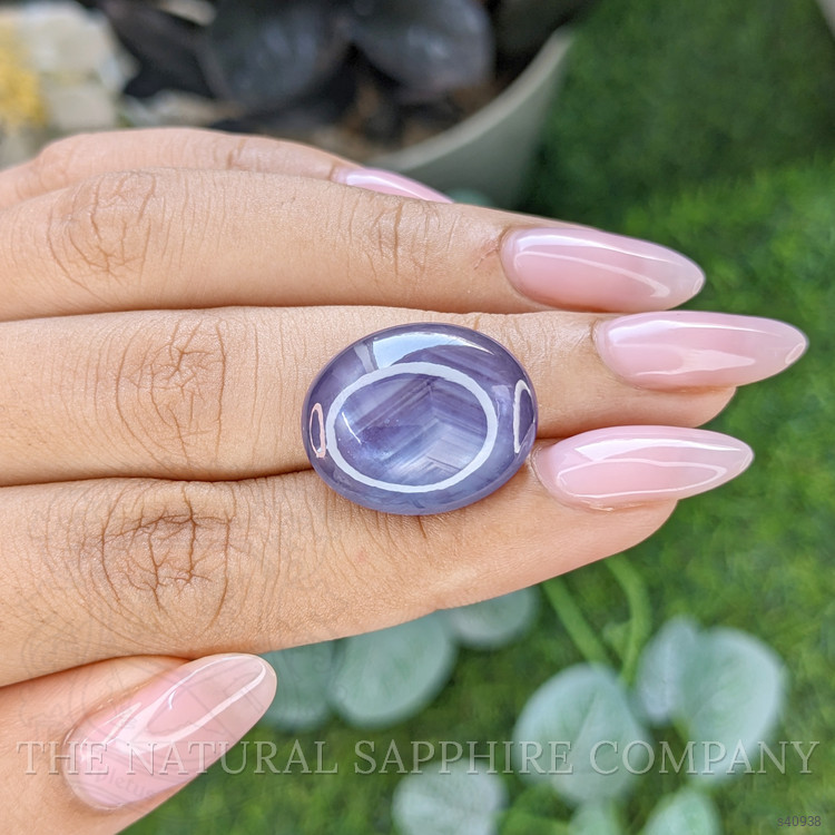 25.21 Ct. Violet Star Sapphire from Ceylon (Sri Lanka)