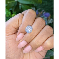 5.88 Ct. Blue Star Sapphire from Ceylon (Sri Lanka) Life Style