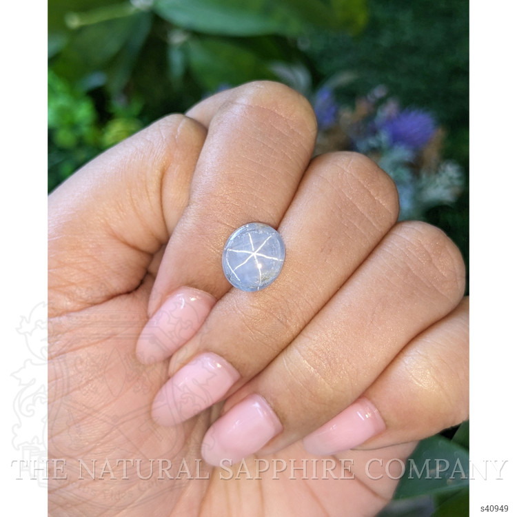 5.88 Ct. Blue Star Sapphire from Ceylon (Sri Lanka)