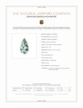 1.28 Ct. Bluish Green Sapphire from Africa Scan Report