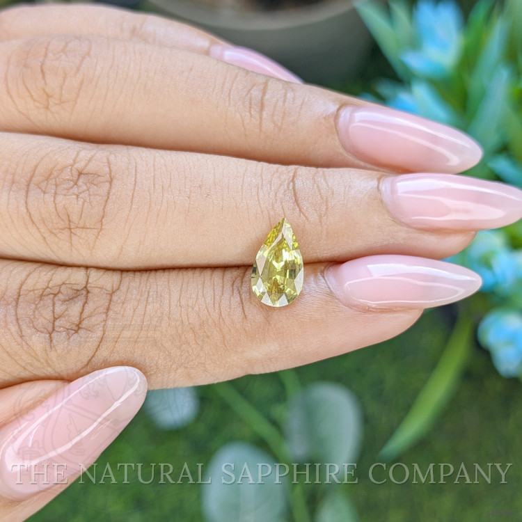 1.51 Ct. Greenish Yellow Sapphire from Africa