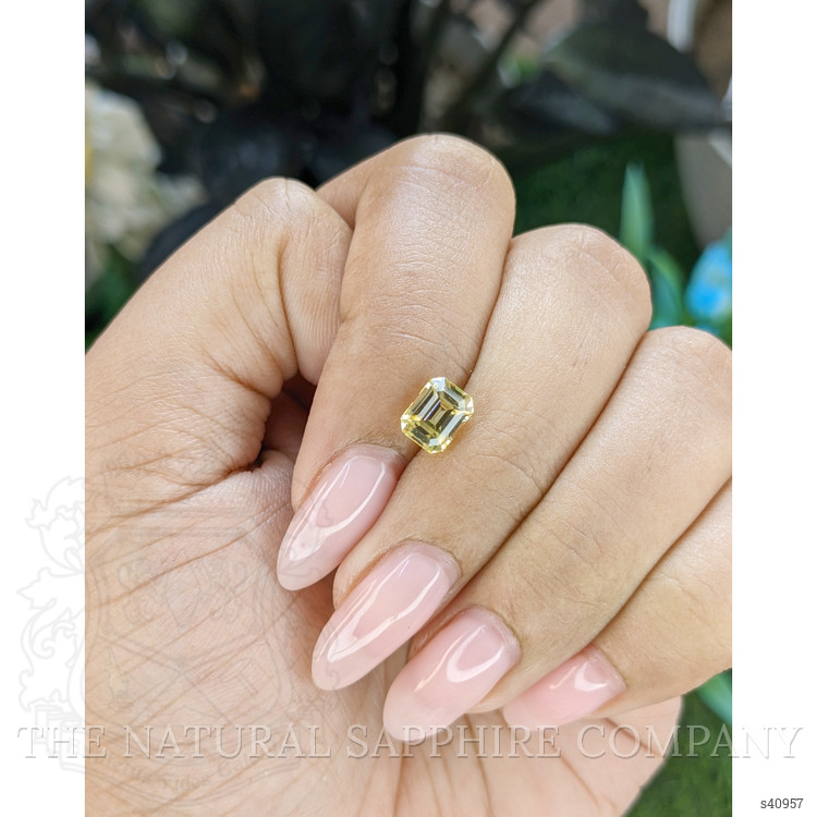 1.51 Ct. Yellow Sapphire from Ceylon (Sri Lanka)