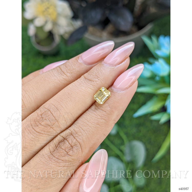 1.51 Ct. Yellow Sapphire from Ceylon (Sri Lanka)