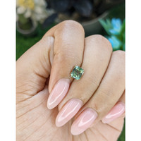 1.14 Ct. Green Sapphire from Africa Life Style