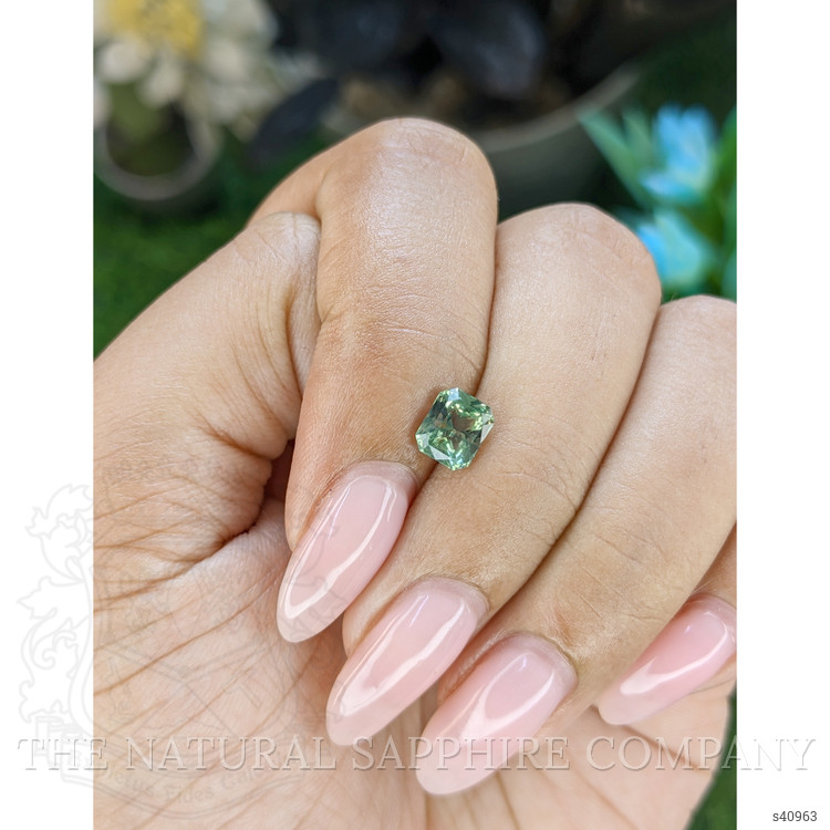 1.14 Ct. Green Sapphire from Africa