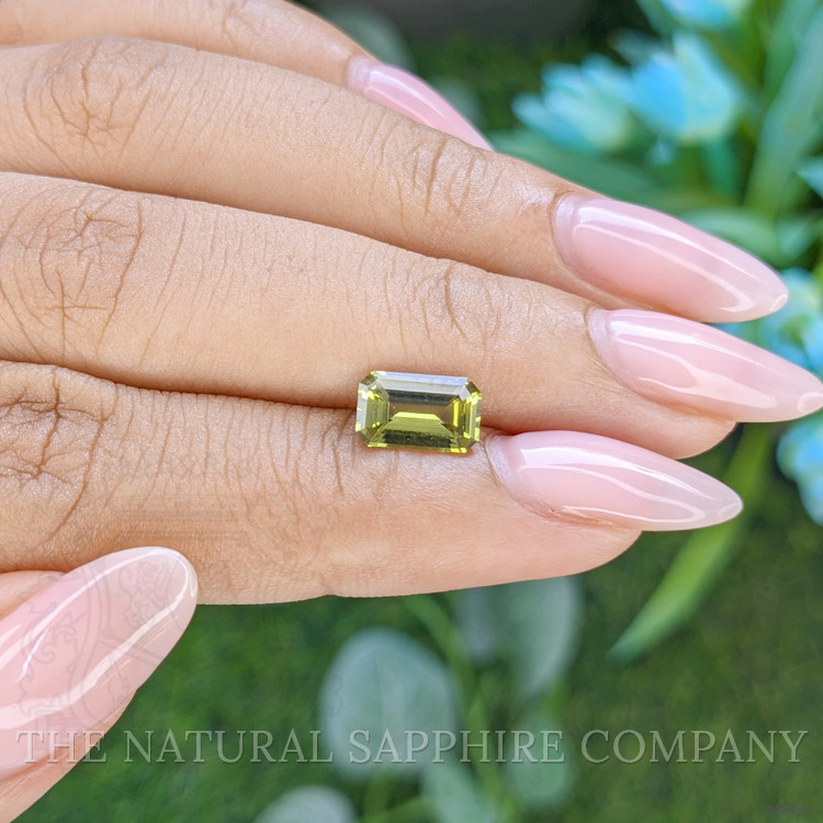 1.56 Ct. Yellowish Green Sapphire from Africa