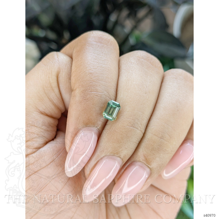 1.12 Ct. Yellowish Green Sapphire from Africa