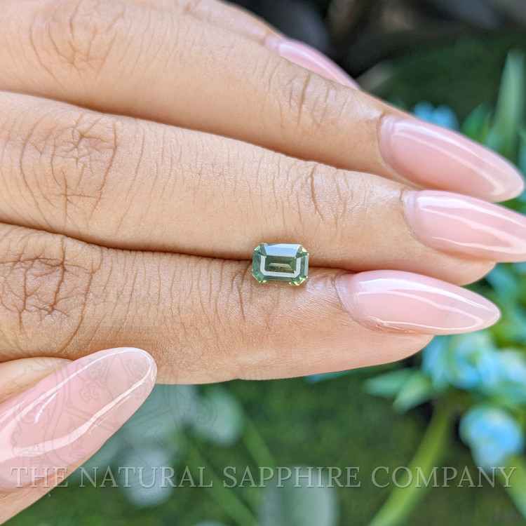 1.12 Ct. Yellowish Green Sapphire from Africa