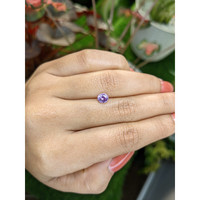0.79 Ct. Pinkish Purple Sapphire from Ceylon (Sri Lanka) Life Style