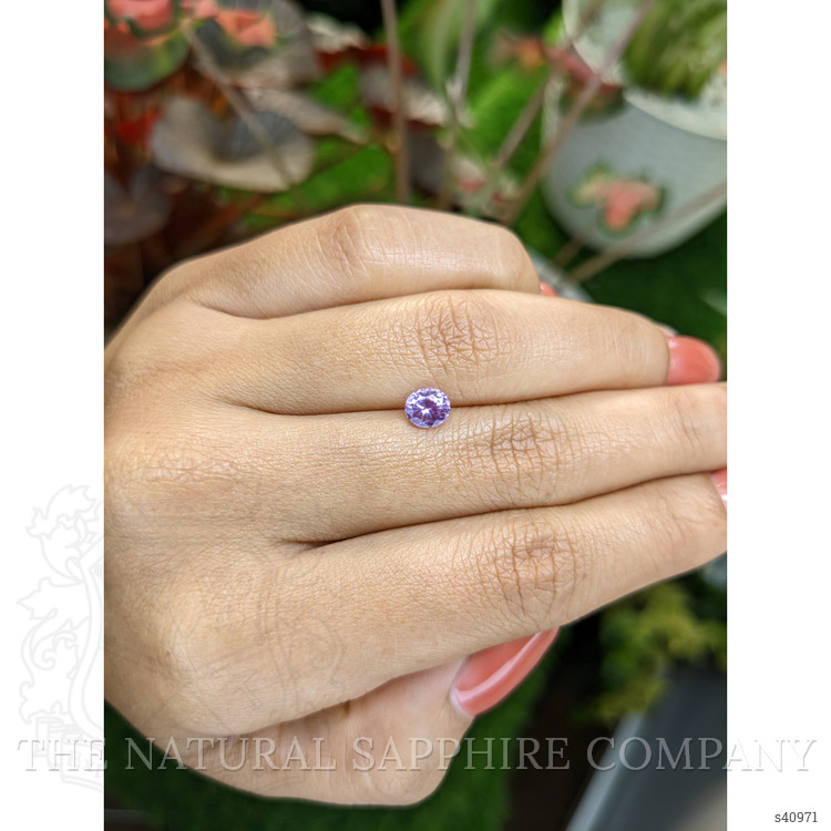 0.79 Ct. Pinkish Purple Sapphire from Ceylon (Sri Lanka)