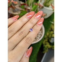 0.79 Ct. Pinkish Purple Sapphire from Ceylon (Sri Lanka) Life Style