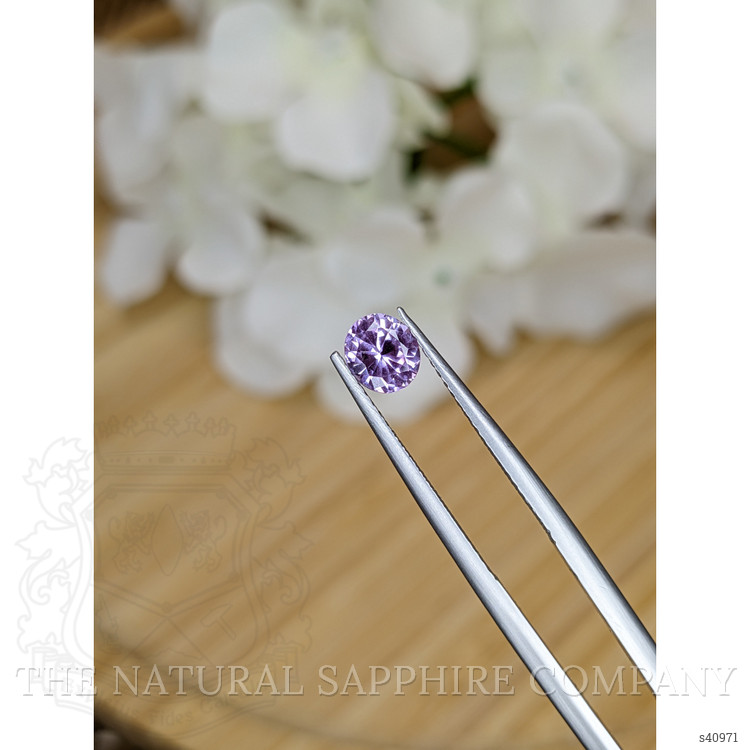 0.79 Ct. Pinkish Purple Sapphire from Ceylon (Sri Lanka)