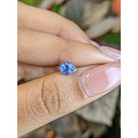 0.84 Ct. Blue Sapphire from Ceylon (Sri Lanka) Life Style