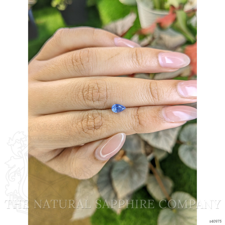 0.93 Ct. Blue Sapphire from Ceylon (Sri Lanka)