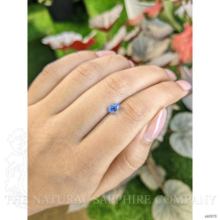 0.93 Ct. Blue Sapphire from Ceylon (Sri Lanka)