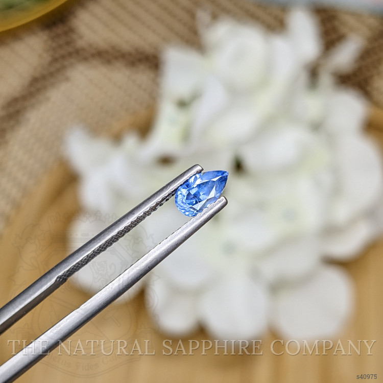 0.93 Ct. Blue Sapphire from Ceylon (Sri Lanka)