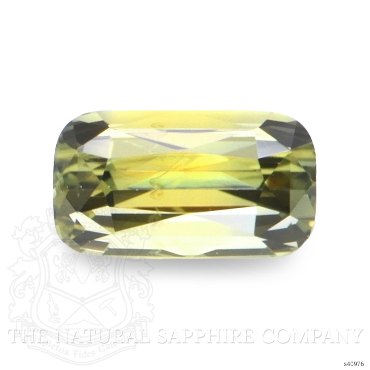1.32 Ct. Greenish Yellow Sapphire from Ceylon (Sri Lanka)