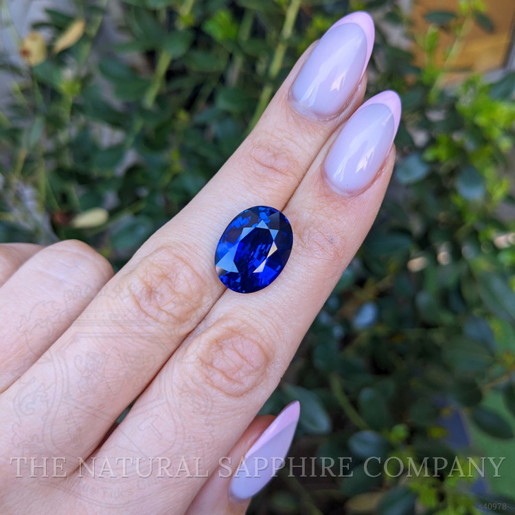 14.15 Ct. Blue Sapphire from Ceylon (Sri Lanka)