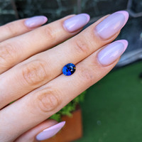 2.19 Ct. Blue Sapphire from Ceylon (Sri Lanka) Life Style