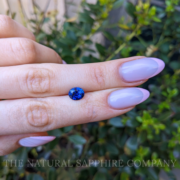 2.19 Ct. Blue Sapphire from Ceylon (Sri Lanka)