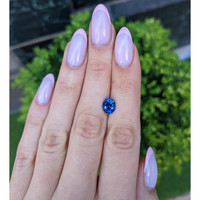 2.05 Ct. Blue Sapphire from Ceylon (Sri Lanka) Life Style