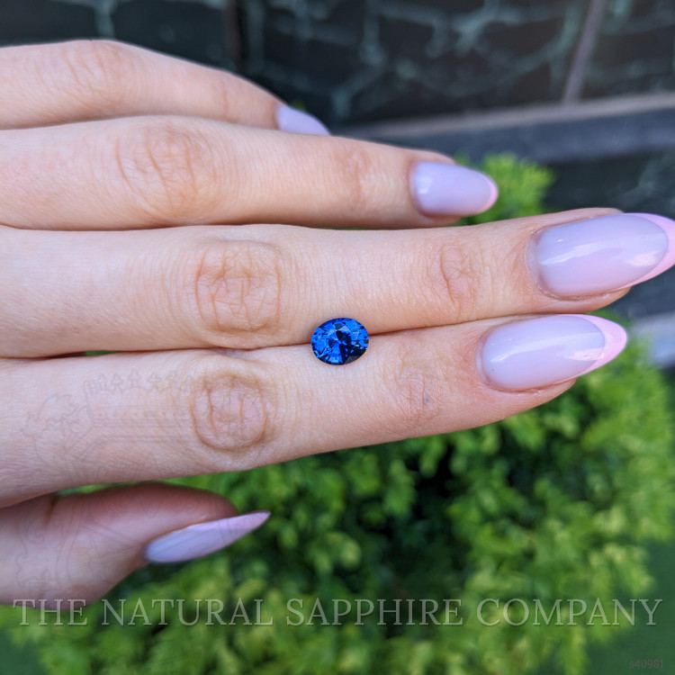 2.05 Ct. Blue Sapphire from Ceylon (Sri Lanka)