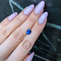 2.05 Ct. Blue Sapphire from Ceylon (Sri Lanka) Life Style