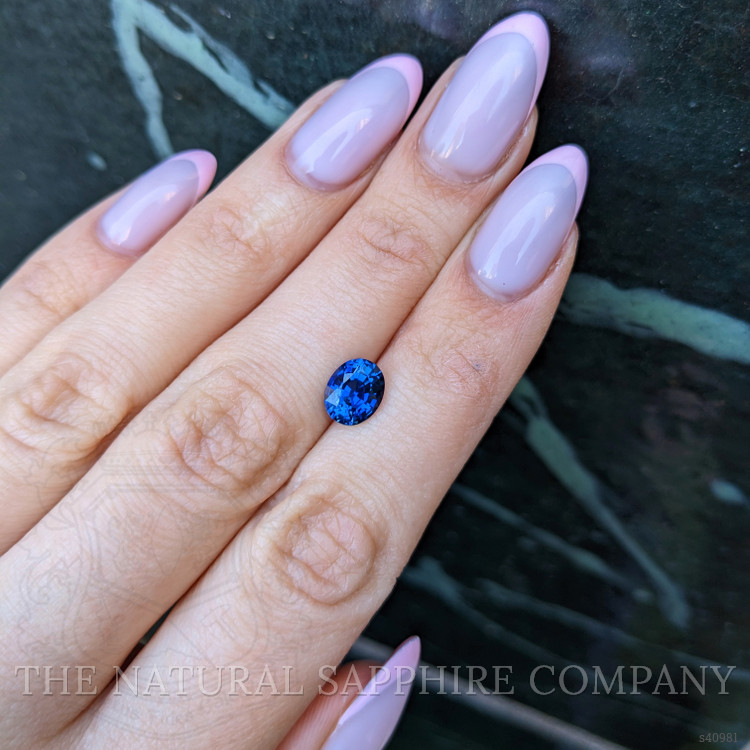 2.05 Ct. Blue Sapphire from Ceylon (Sri Lanka)