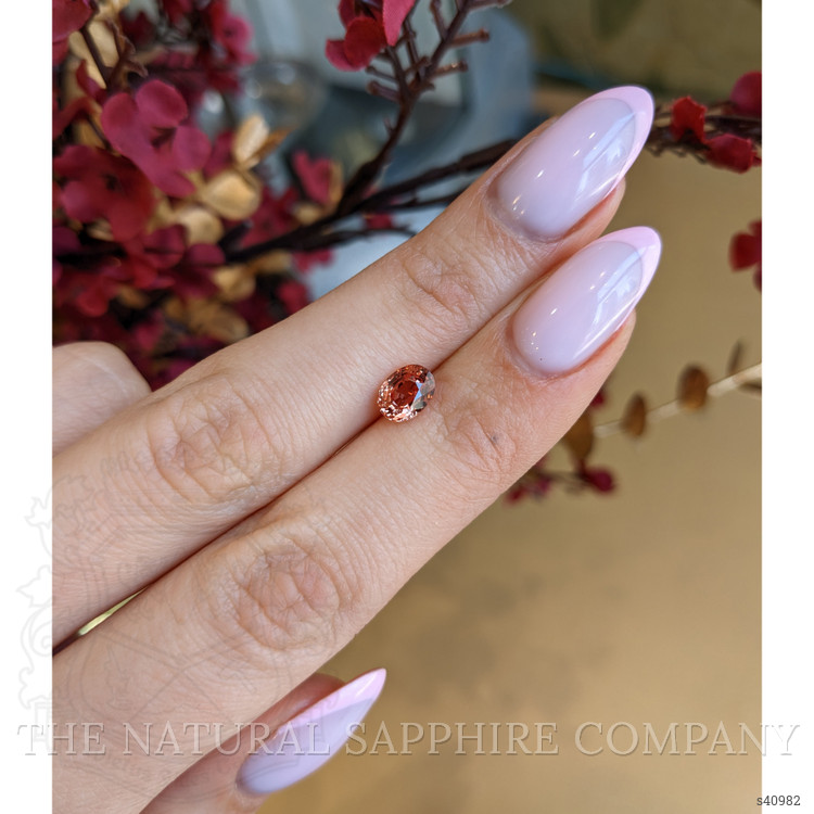 1.35 Ct. Padparadscha Sapphire from Ceylon (Sri Lanka)