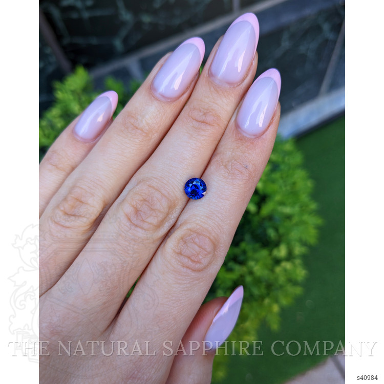 1.53 Ct. Blue Sapphire from Ceylon (Sri Lanka)