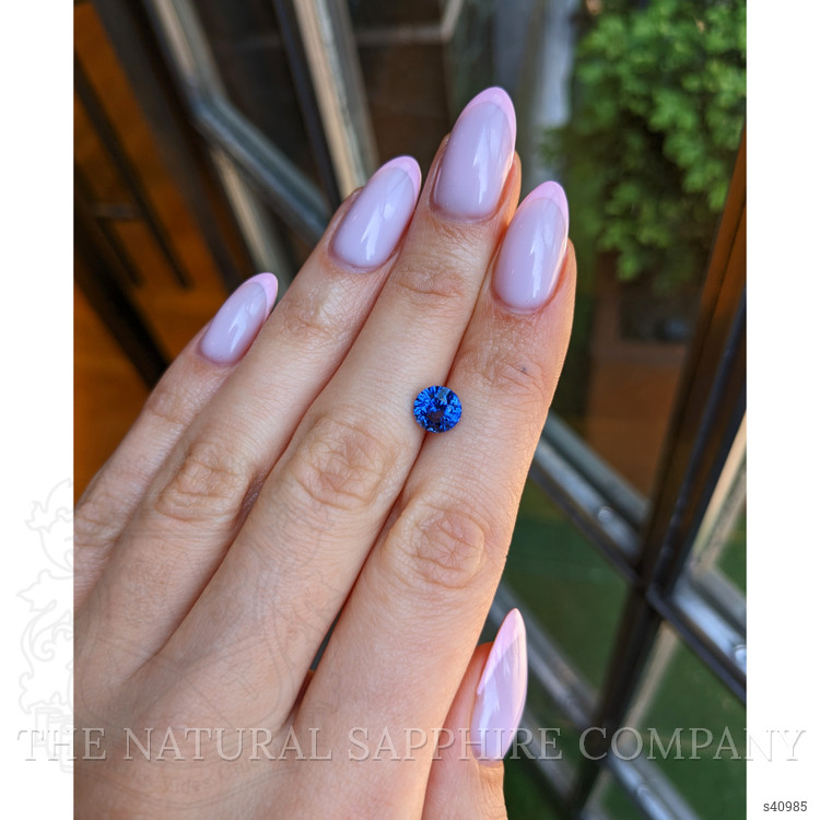 2.20 Ct. Blue Sapphire from Ceylon (Sri Lanka)