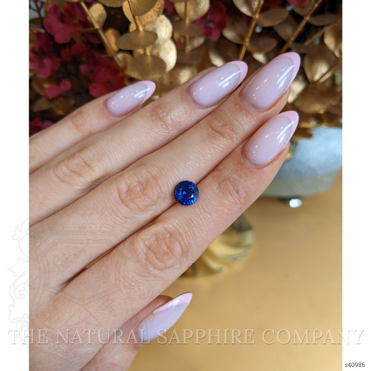 2.58 Ct. Blue Sapphire from Ceylon (Sri Lanka)