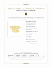 9.12 Ct. Yellow Sapphire from Ceylon (Sri Lanka) Scan Report