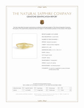 6.80 Ct. Yellow Sapphire from Ceylon (Sri Lanka) Scan Report