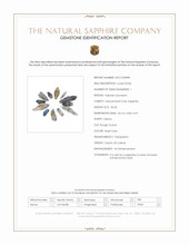 50.02 Ct. Multi Color Sapphire from Ceylon (Sri Lanka) Scan Report