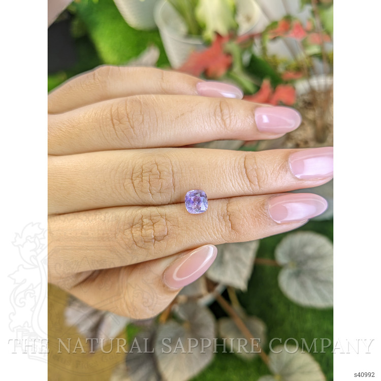 1.57 Ct. Purple Sapphire from Ceylon (Sri Lanka)